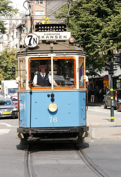 Alte Straßenbahn — Stockfoto