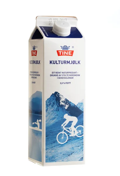 Kulturmjolk, Curdled milk — Stock Photo, Image