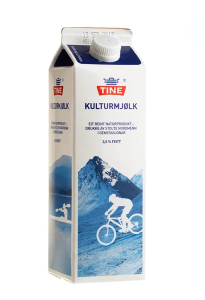 Kulturmjolk, Curdled melk — Stockfoto