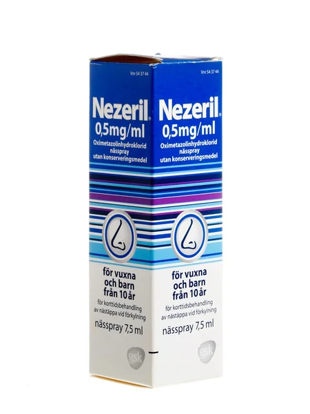 Nezeril pulverizador nasal — Fotografia de Stock