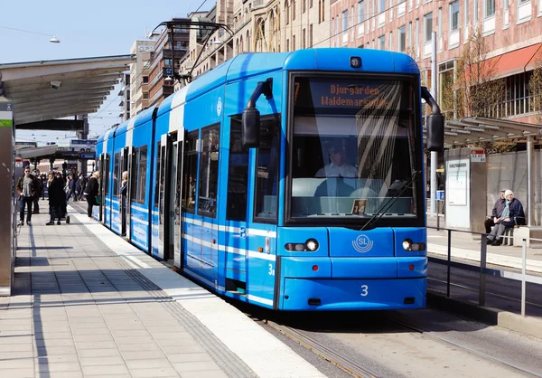 Stockholmer Straßenbahn — Stockfoto