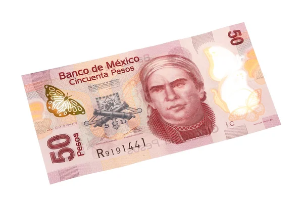 Fünfzig Pesos — Stockfoto