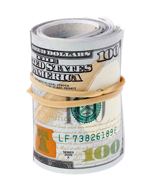 Rolled banknoted — Stock Photo, Image