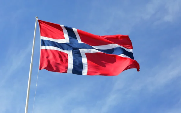 Bandera de Noruega — Foto de Stock