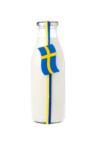 Swedish milk isolated on white — Stock Photo, Image