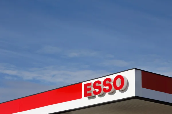Estación de servicio Esso — Foto de Stock