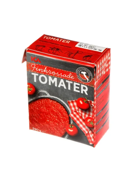 細かく砕いたトマト — ストック写真