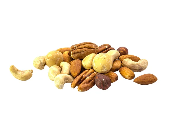 Асорті змішаних горіхів — стокове фото