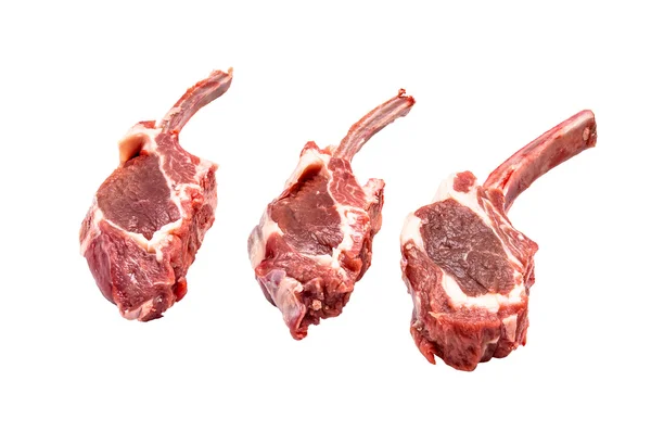 Raw lamb cutlets — Stock Photo, Image