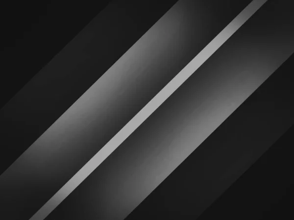 Siyah gölgeli arka planda gümüş rengi 3d çizim çizgisi