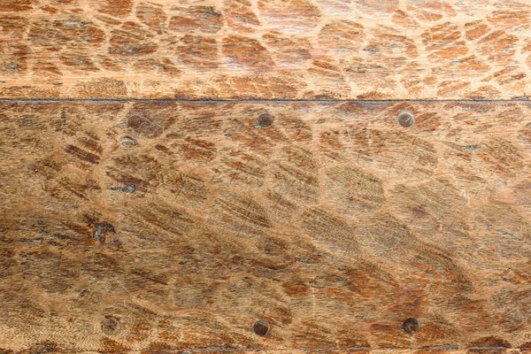 Mesa Textura Madera Con Clavos Expuestos Líneas Horizontales — Foto de Stock