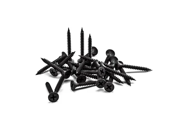 Black screws — Stock Photo, Image