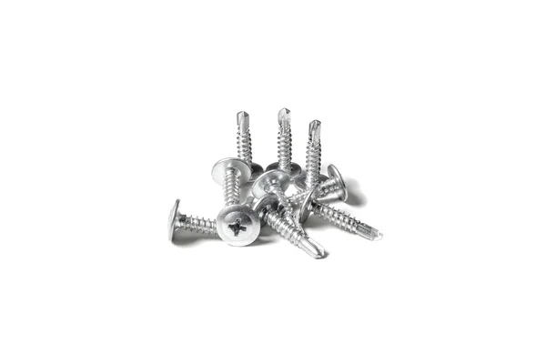 Pressure pad zinc coated  screws — Stock Photo, Image