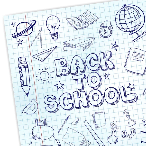 Back to school — Stock Vector