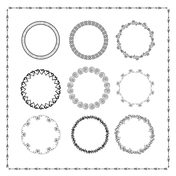 Handgezeichnete Rahmen — Stockvektor