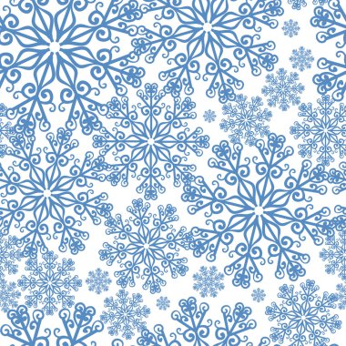 kar taneleri seamless modeli