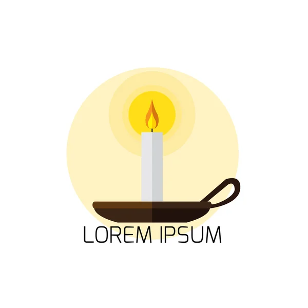 Candle sign — Stock Vector
