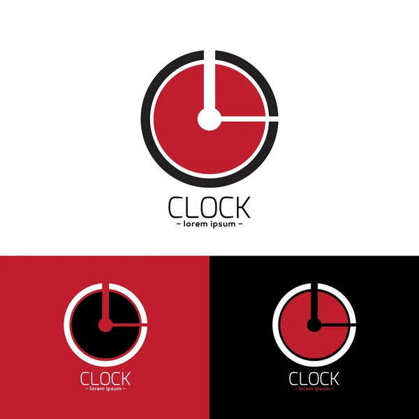 Logo del reloj — Archivo Imágenes Vectoriales