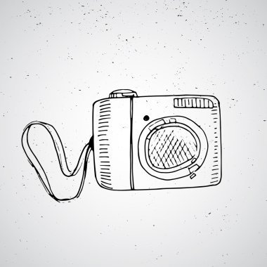 Kamera el çizilmiş kroki