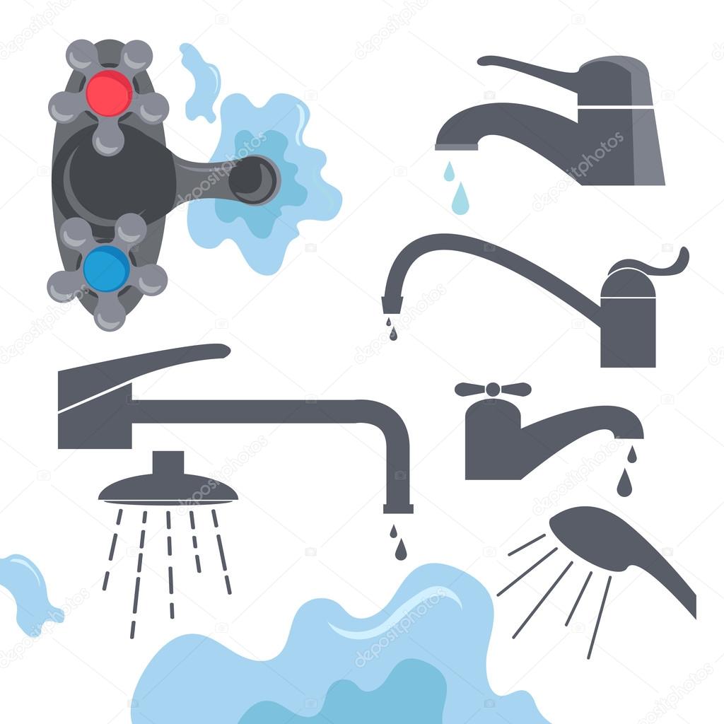 Vector water faucets