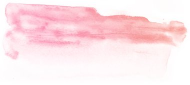 suluboya ile boyanmış pembe bir nokta.