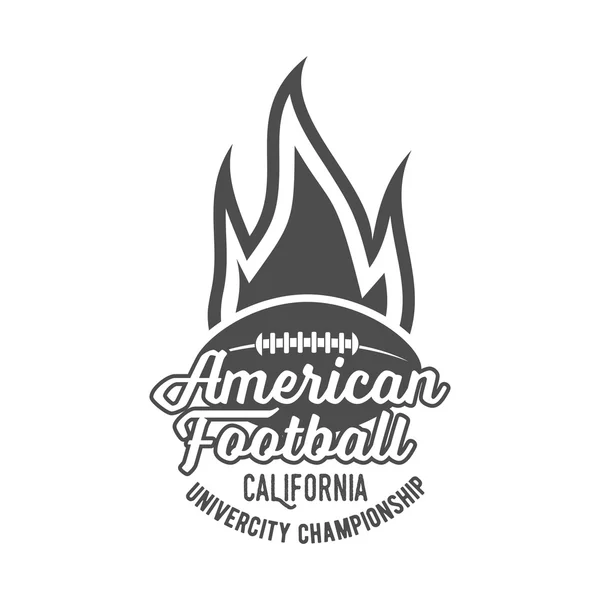 American Football Abzeichen, Logo und Etiketten — Stockvektor