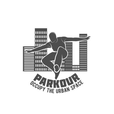 Parkour ve ücretsiz çalışan rozeti