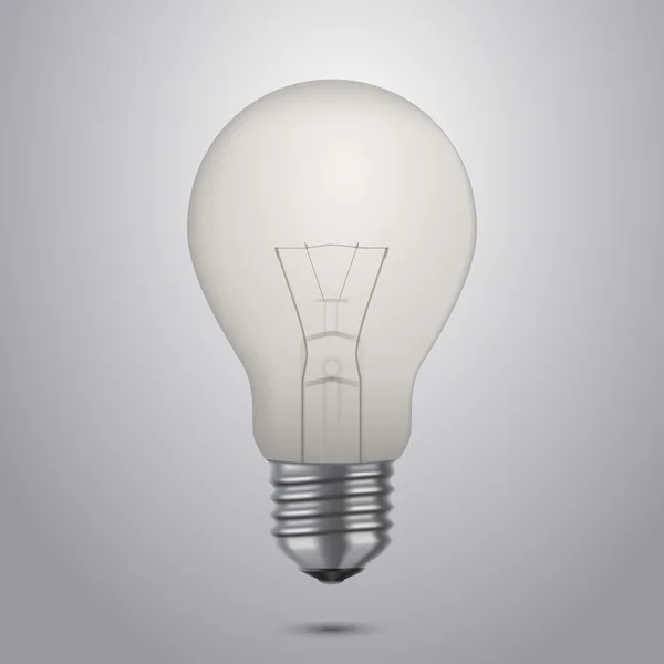 Vector illustration of classic light bulb — Stock Vector