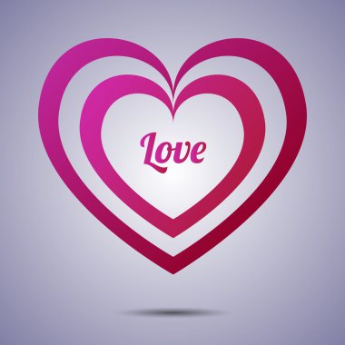 kalp aplike arka plan. tasarımınız için vektör çizim.