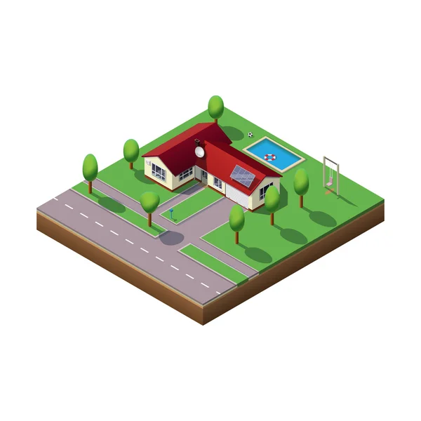Isometric house illustration Vector Graphics