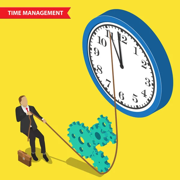 Conceito de gestão do tempo —  Vetores de Stock