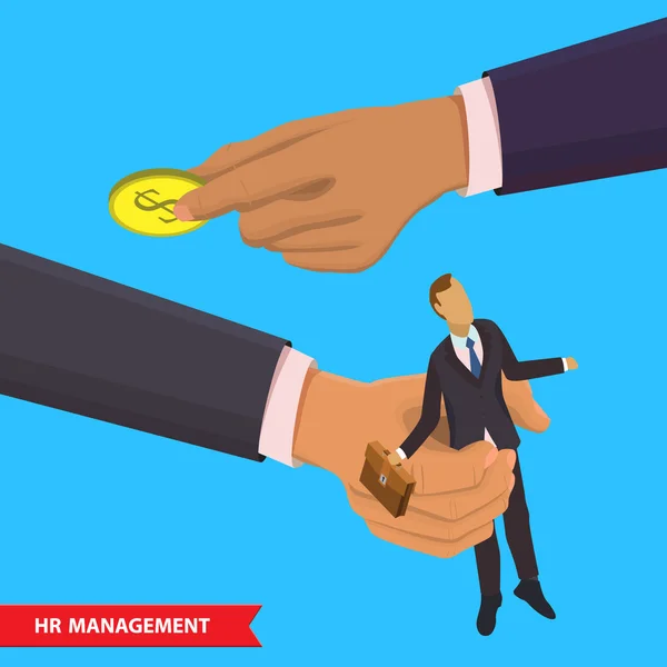 HR management illustratie — Stockvector