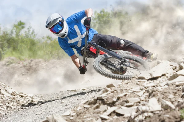 Downhill Bike rit Mtb — Stockfoto