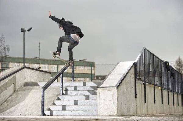 Σκέιτμπορντ τέχνασμα Skate Skateboard — Φωτογραφία Αρχείου