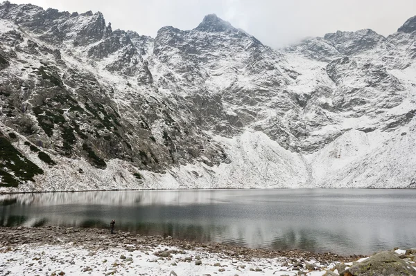 Tatra National Park svart damm — Stockfoto