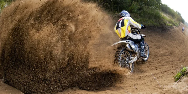 Motocross sürüş yarış motosiklet