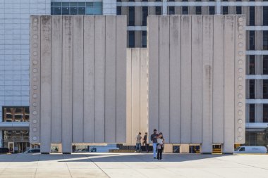 Dallas, Tx/ABD - Şubat 2016 yaklaşık: John F. Kennedy Memorial Plaza Dallas, Texas