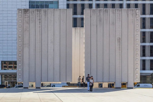 Dallas, TX / USA - circa February 2016: John F. Kennedy Memorial Plaza in Dallas, Texas — стоковое фото