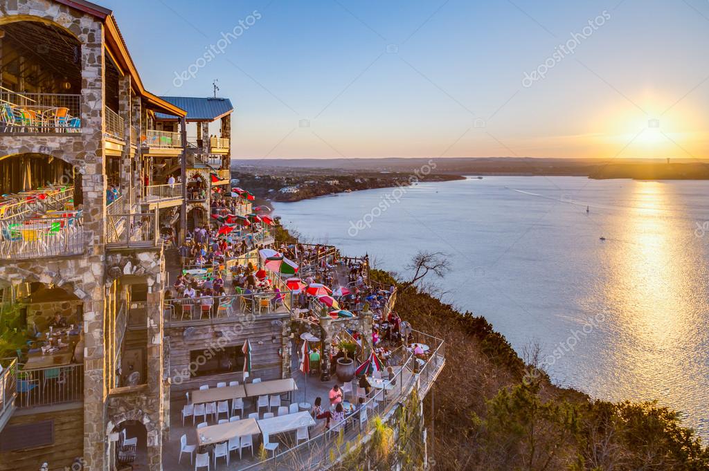 Austin Txusa Circa February 2016 Sunset Above Lake