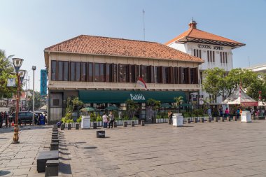 Jakarta, Indonesia - circa October 2015: Cafe Batavia in Old Town  Jakarta