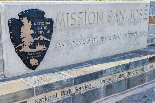 San Antonio, TX/USA - circa February 2016: Mission San Jose in San Antonio,  Texas