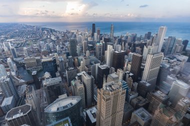 Chicago, Il/ABD - Temmuz 2015 yaklaşık: şehir görünümünü Willis Tower Chicago