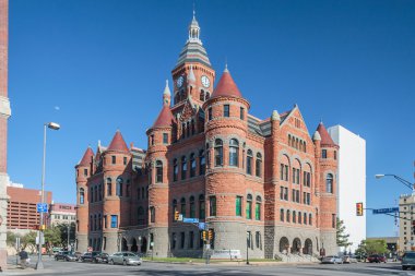 Dallas, Tx/ABD - Şubat 2016 yaklaşık: Old Red Müzesi, eski Dallas ilçe adliye binası Dallas, Texas