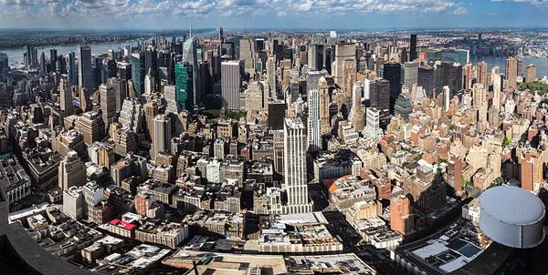 New york city, ny / usa - ca. juli 2015: panorama von midtown und upper manhattan, new york city — Stockfoto