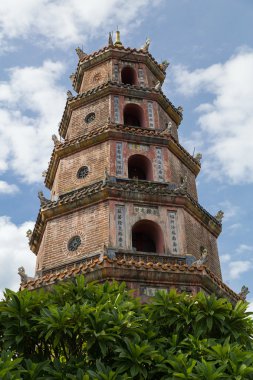 Thien mu pagoda içinde hue, vietnam
