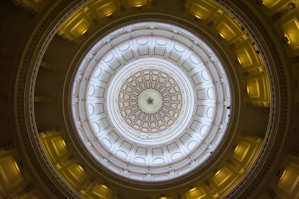 The dome's interior of Texas State Capitol in Austin,  TX — Stock Photo, Image