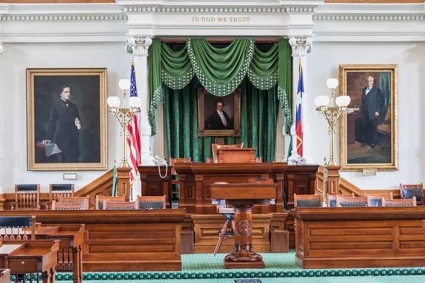 Senate Chamber in Texas State Capitol in Austin,  TX