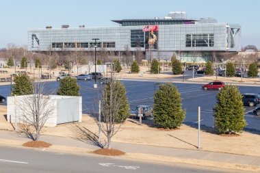 Little Rock, Ar/ABD - Şubat 2016 yaklaşık: William J. Clinton başkanlık Merkezi ve Kütüphane Little Rock, Arkansas