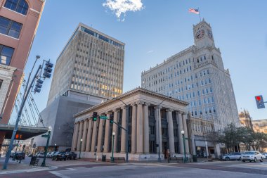 Jackson, Ms/ABD - Şubat 2016 yaklaşık: Lamar hayat bina şehir merkezinde Jackson, Mississippi