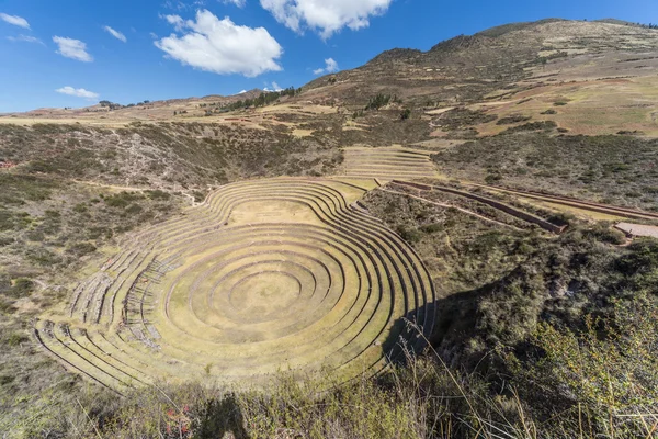 Moray - Terrazas agrícolas incas cerca de Maras, Perú — Foto de Stock